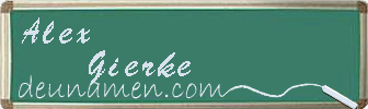 Alex Gierke Visitenkarte
